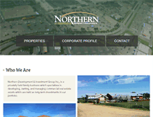 Tablet Screenshot of northerndevelopments.com
